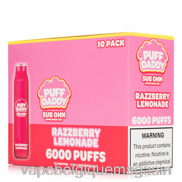 Jus De Vape [paquet De 10] Puff Daddy 6000 Jetable